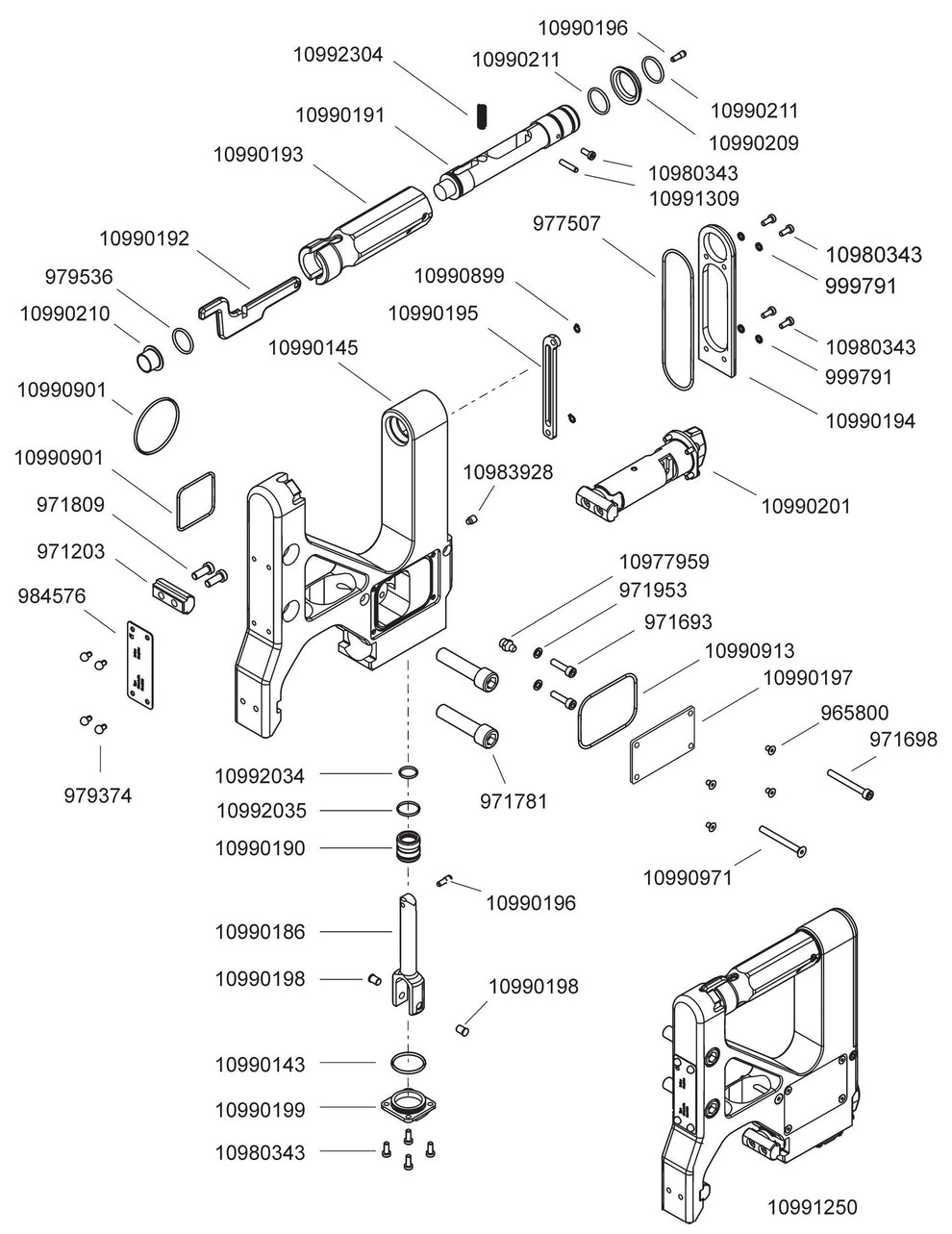 WSE2226 FIG(8) Core Cut Wall Saw Parts By Diamond Products