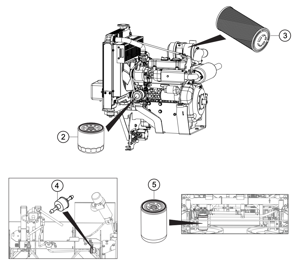 Multiquip Whiteman FKITHHXDF5 Filter Service Kit