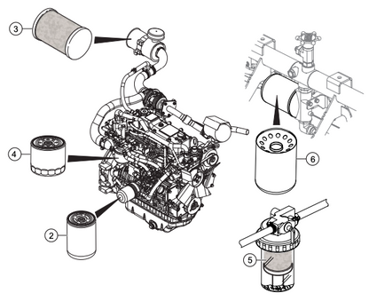 Multiquip FKITHTXD6I Filter Kit 