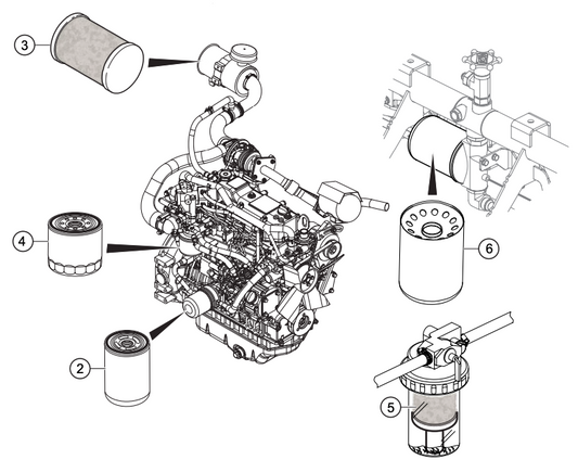 FKITSTXD6I Filter Service Kit for MQ