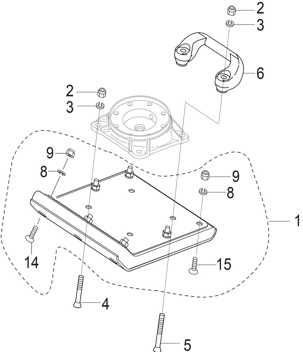 MTX70HD Foot Assembly Parts