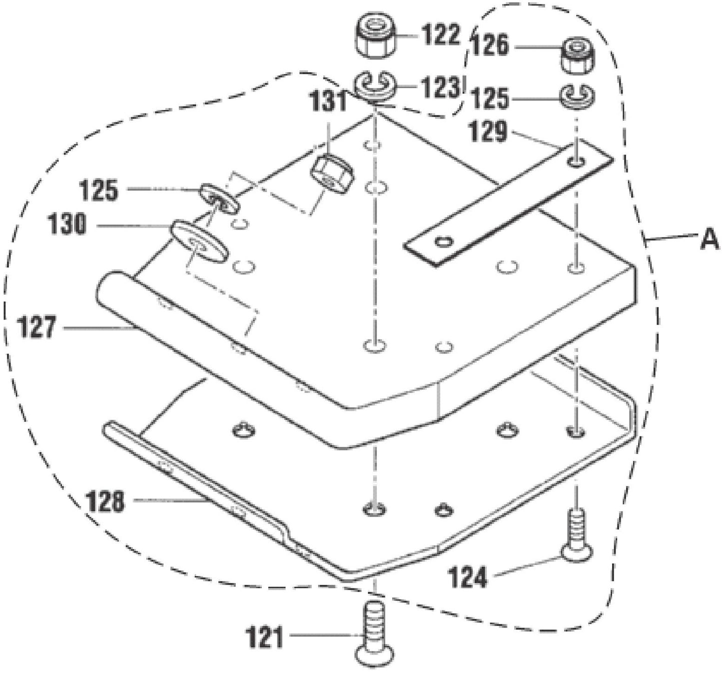 MT55F Foot Assembly Parts