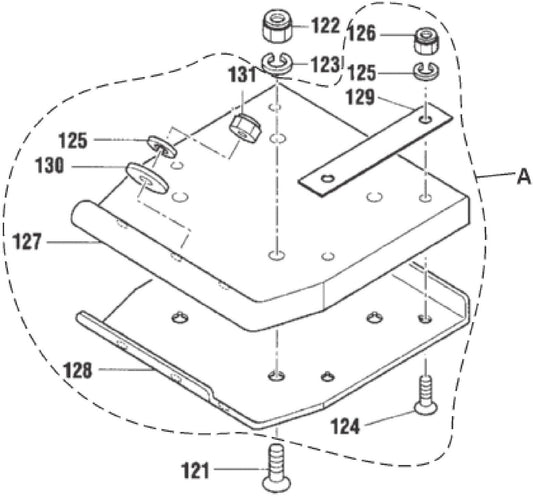 MT55F Foot Assembly Parts