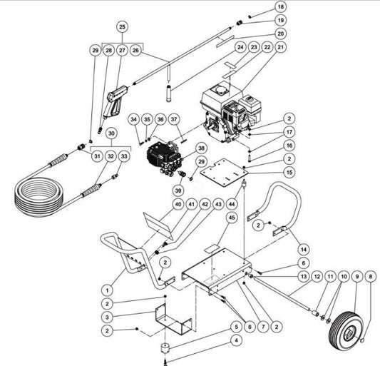 CA-3000-0MMH (sn:0-10863746) Frame Assembly Parts by Mi-T-M