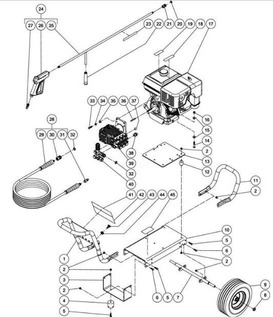 CA-4004-1MAS (sn:10902139-99999999) Frame Assembly Parts by Mi-T-M