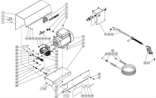 CAW-2004-0ME1 (sn:0-99999999), CAW-3004-0ME1 (sn:0-99999999) Frame Assembly Parts by Mi-T-M