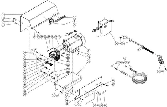 CAW-2004-0ME3, CAW-3004-0ME3 (sn:0-99999999)  Frame Assembly Parts by Mi-T-M