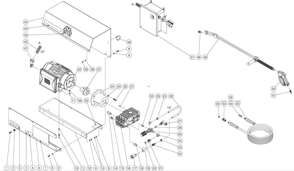 CAW-4004-0ME1 (sn:0-99999999) Frame Assembly Parts by Mi-T-M