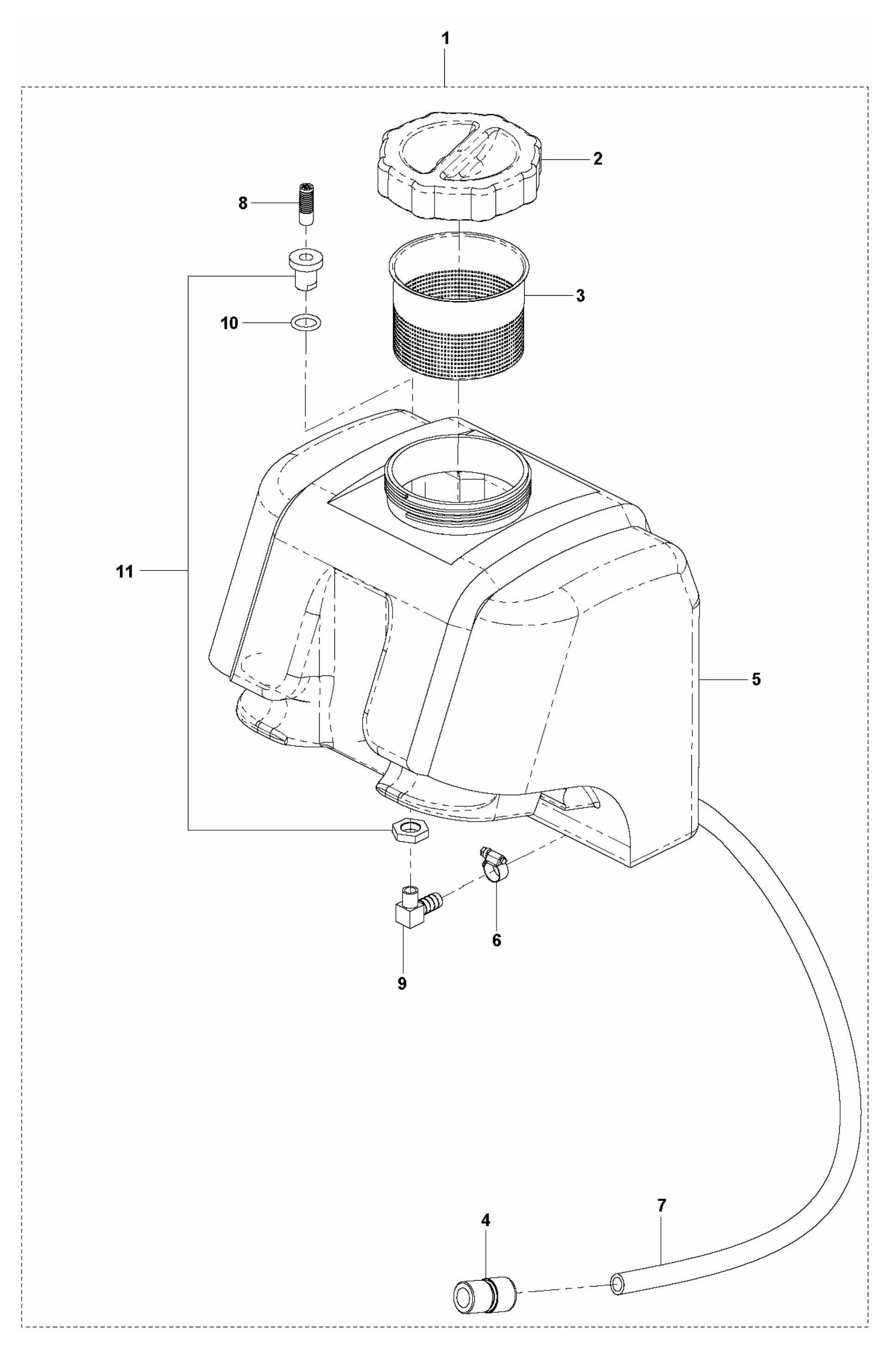 FS305 Water Tank Assembly Parts