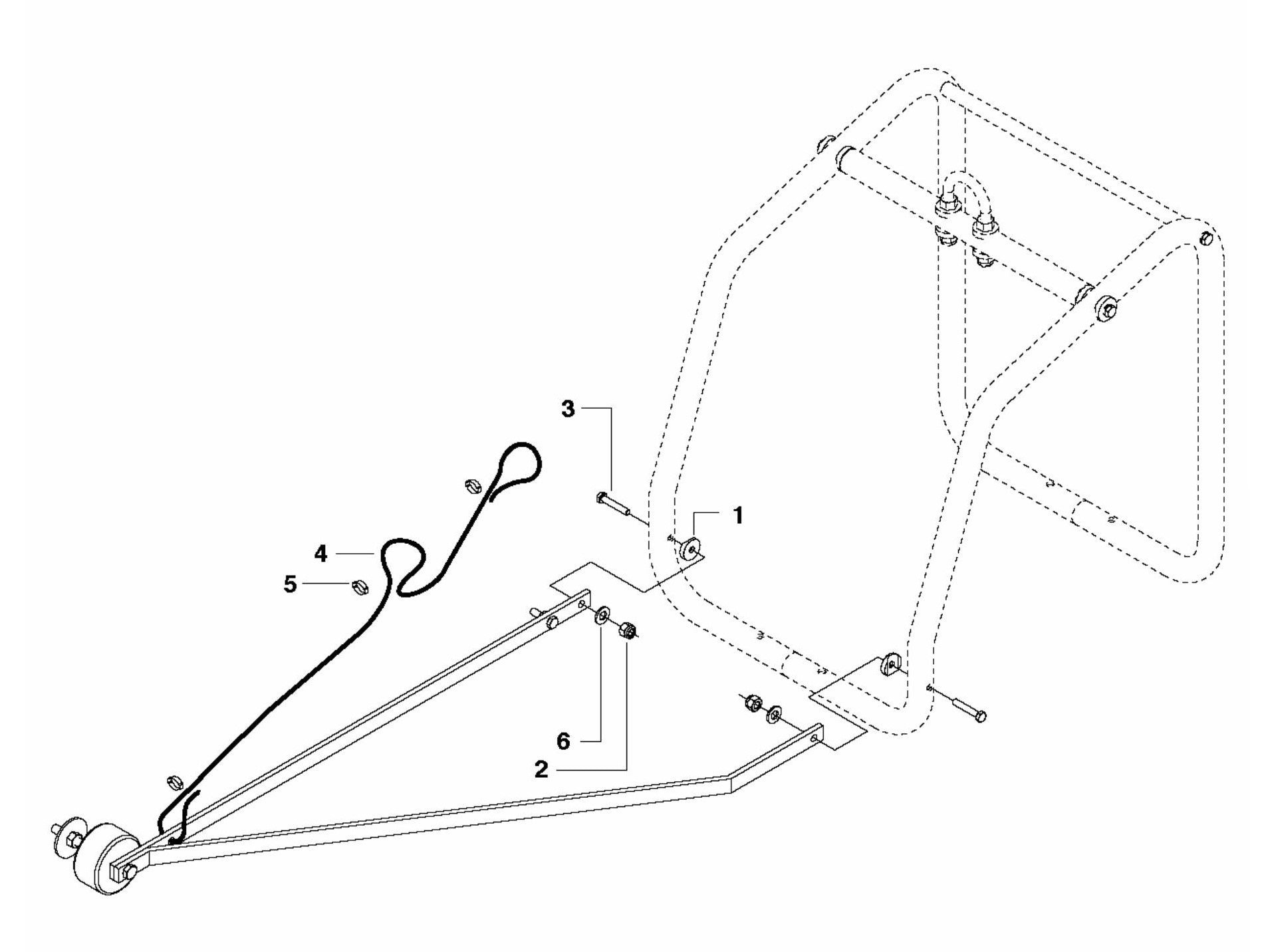 FS410 D Pointer Attachment-Single Pointer Assembly Parts