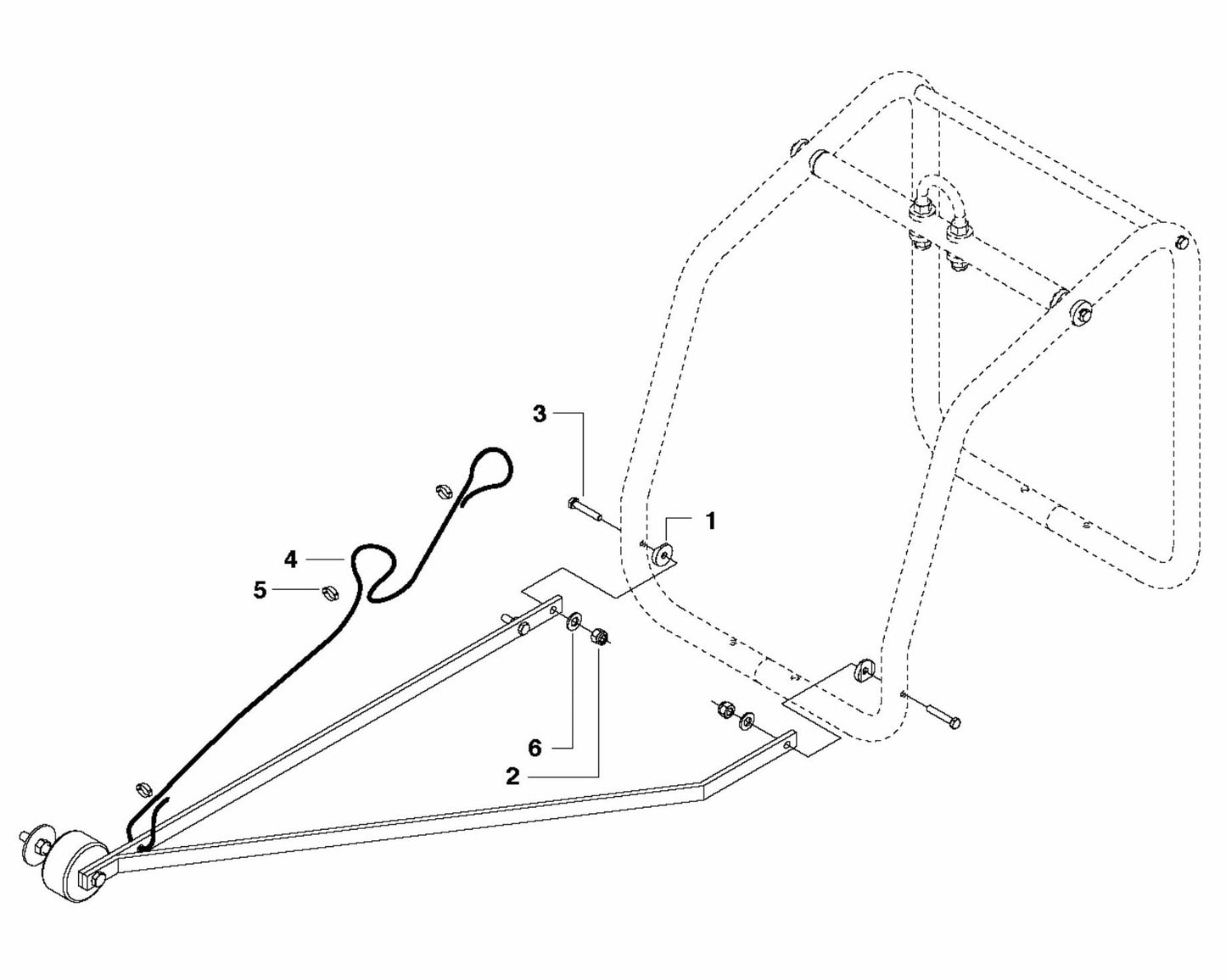 FS413 Pointer Attachment-Single Pointer Assembly Parts