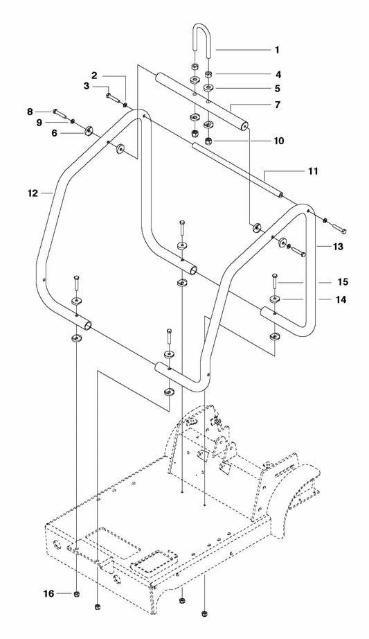 FS520 Engine Cage Assembly Parts
