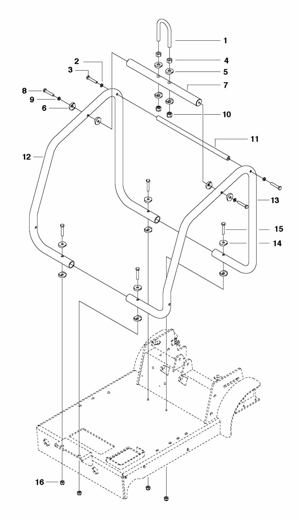 FS520 Engine Cage Assembly Parts
