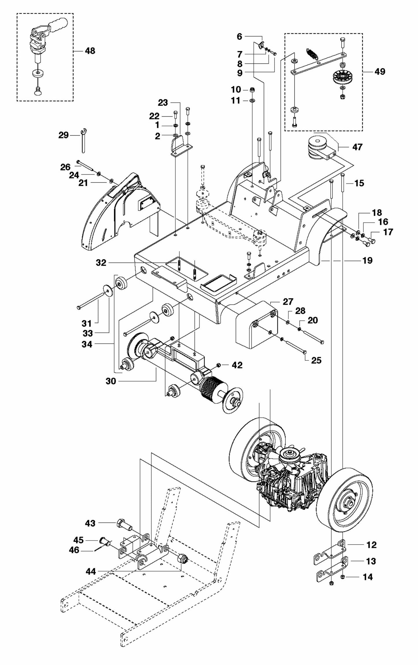 FS520 Frame Assembly Parts