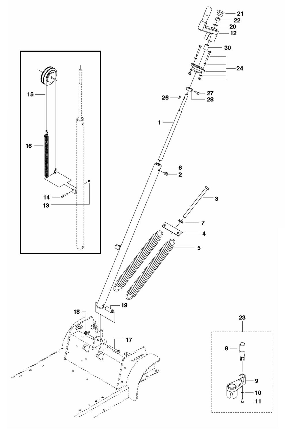 FS520 Screw Feed Assembly Parts