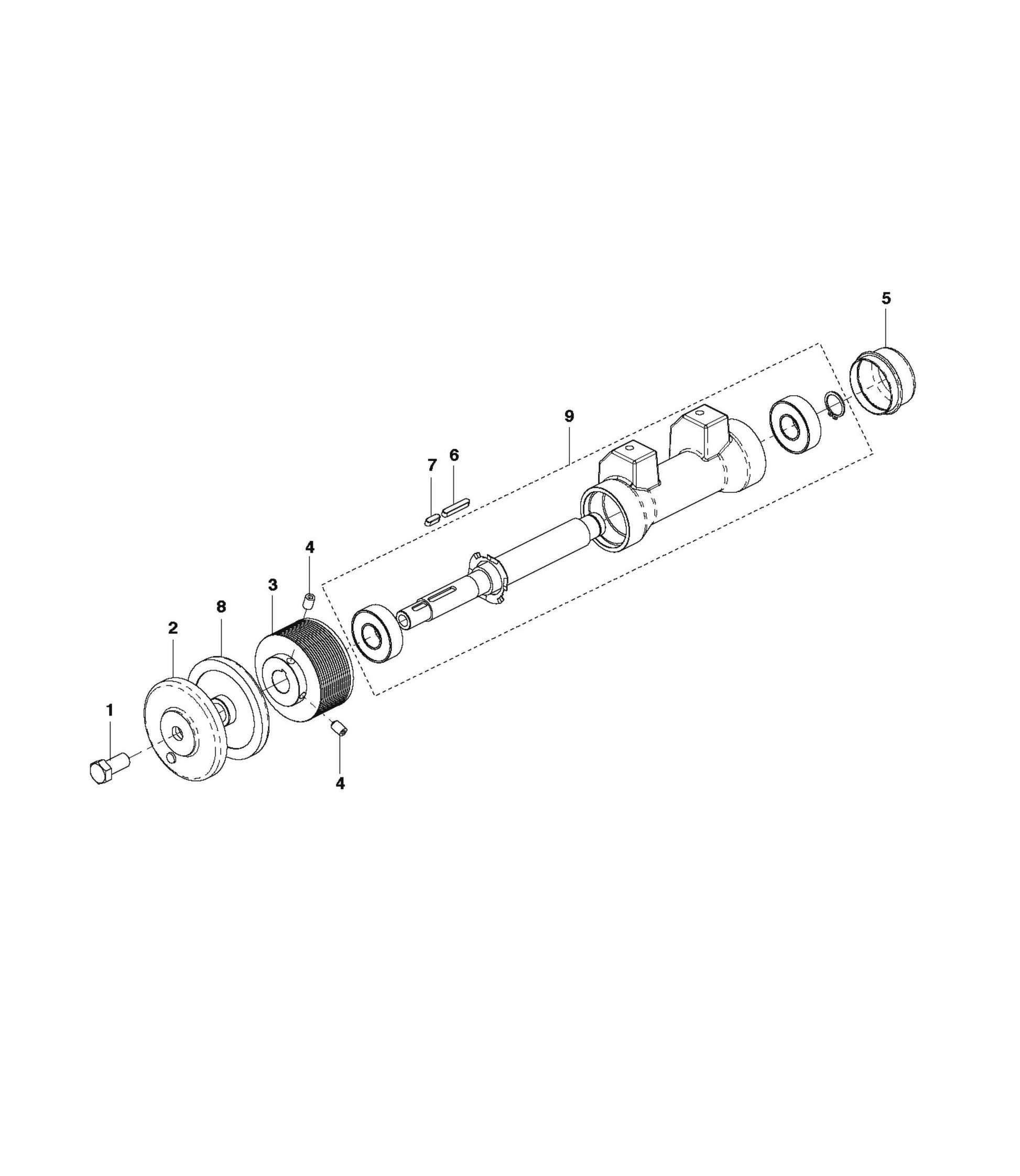 Blade Arm Parts for FS309 By Husqvarna