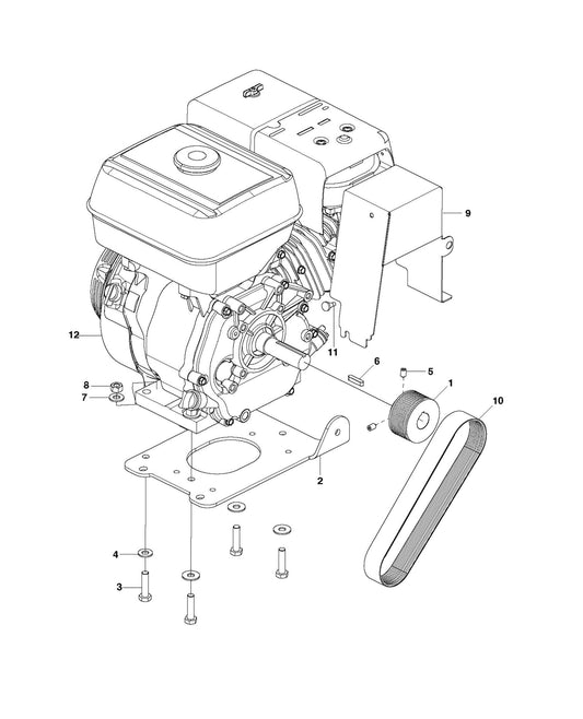 Motor Parts for FS309 By Husqvarna