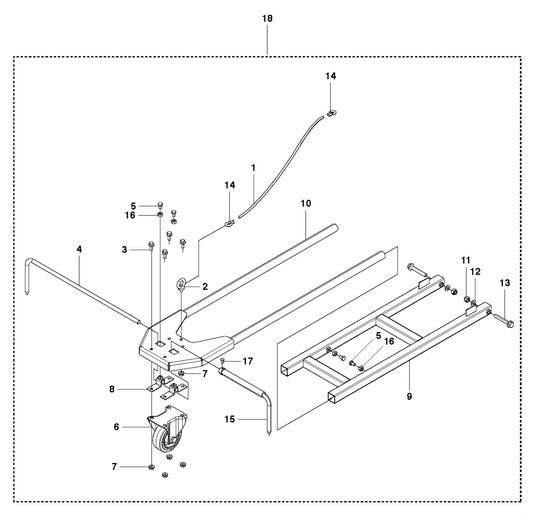 FS5000D Pointer Front Assembly Parts