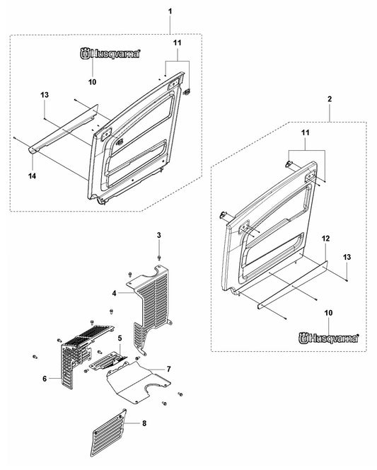 FS7000 DL Cover Assembly-2 Parts