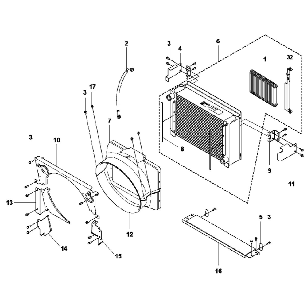 FS7000 DL Radiator