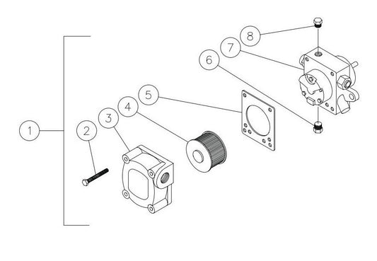 BE HW152EMD Fuel Pump Assembly Parts by BE Power Equipment