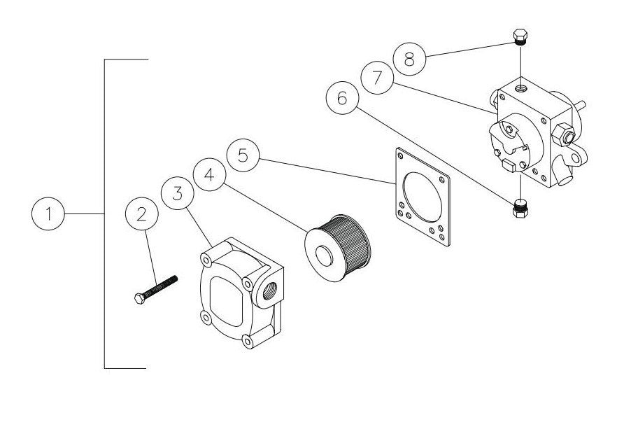 BE HW152EMD Fuel Pump Assembly Parts by BE Power Equipment
