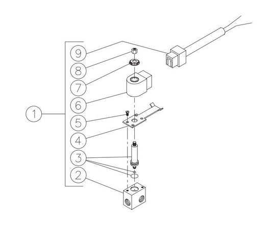 BE HW152EMD Fuel Solenoid Assembly Parts by BE Power Equipment