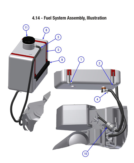 AT16 Fuel System Assembly Parts By Allen Engineering