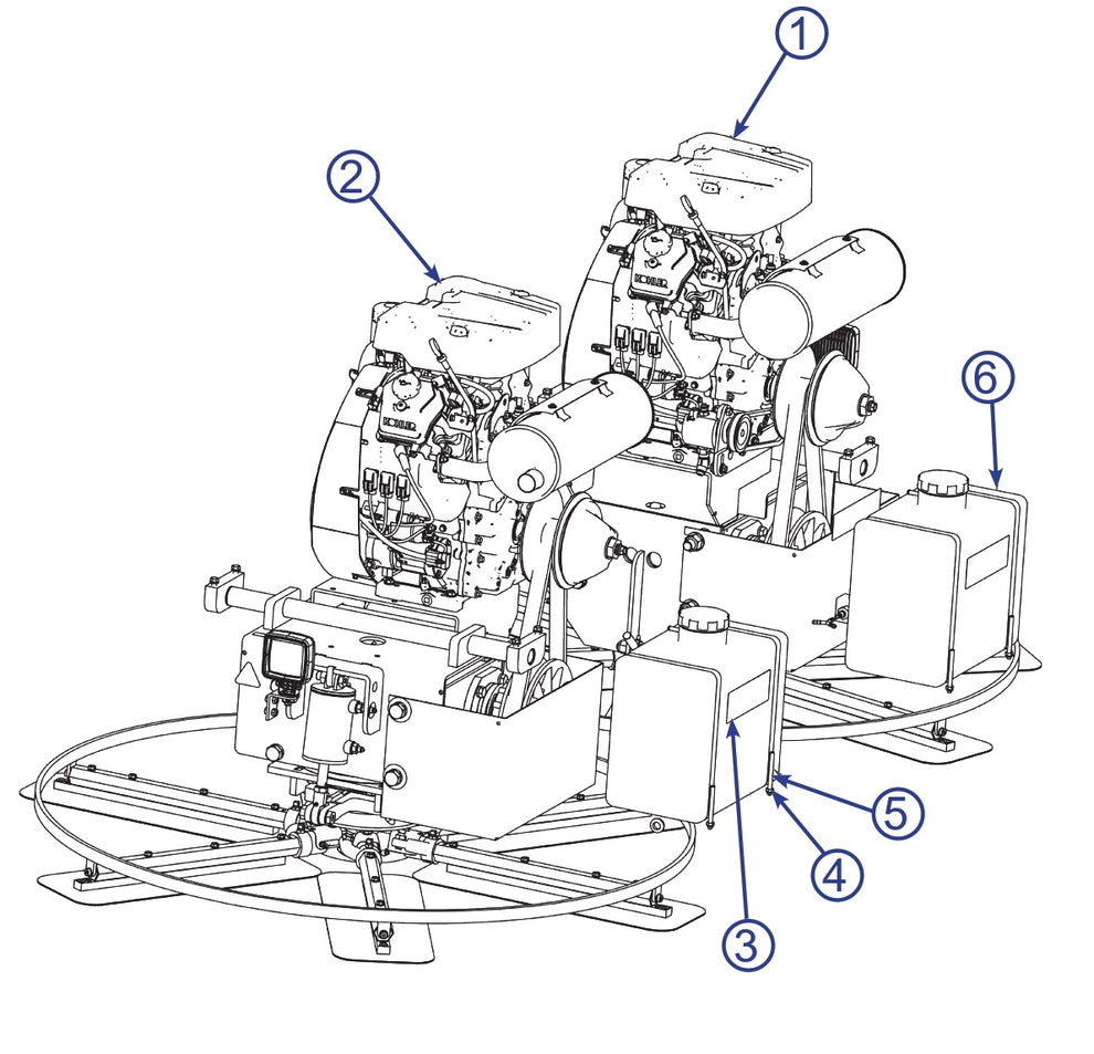 HP205 High Performance Riders Fuel system Assembly Parts by Allen Engineering