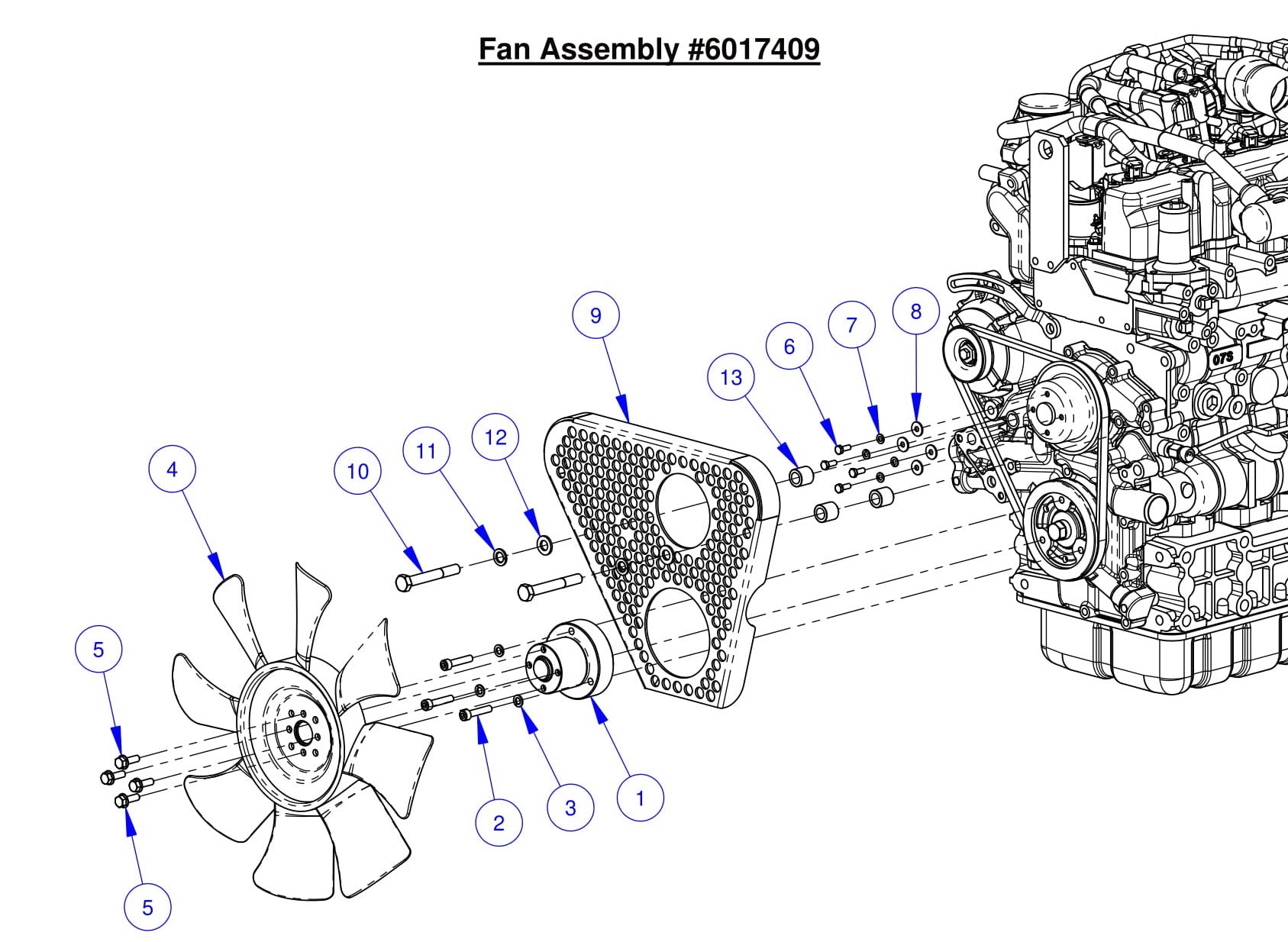CC7574DK Fan Assembly