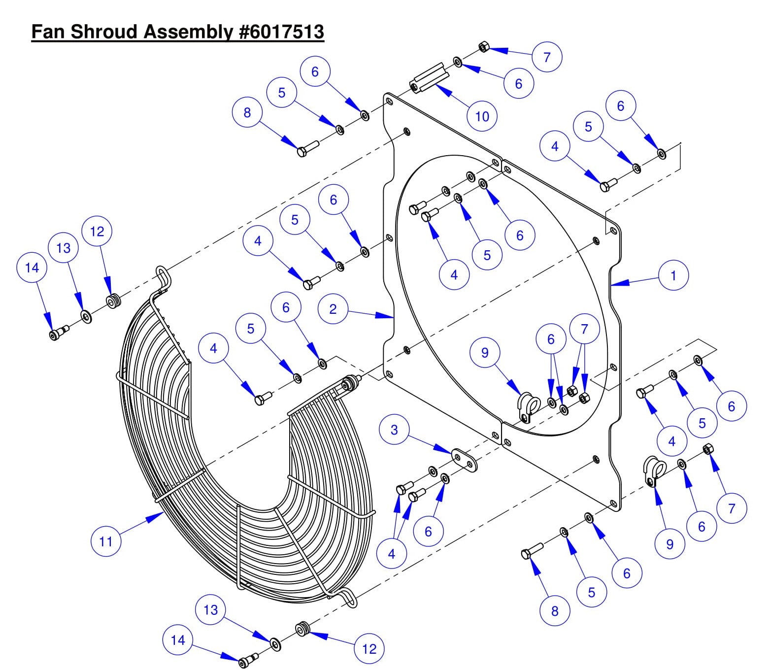 CC7574DK Fan Shroud Assembly