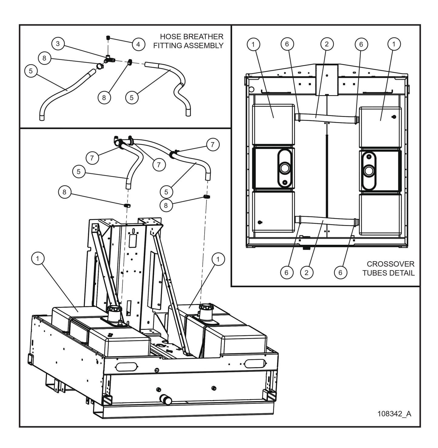 Fast Fill Fuel Tank Install Group (Fig 1) Parts By Allmand