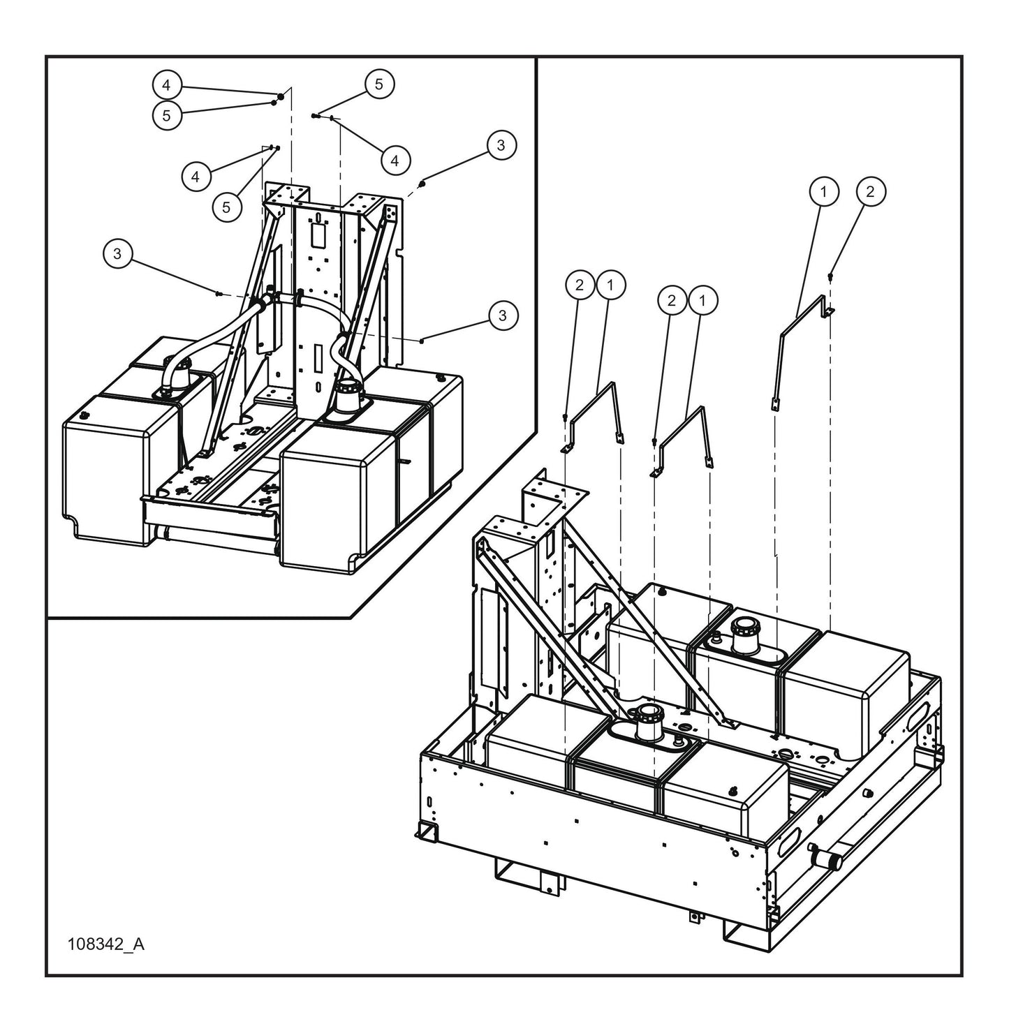 Fast Fill Fuel Tank Install Group (Fig 2) Parts By Allmand