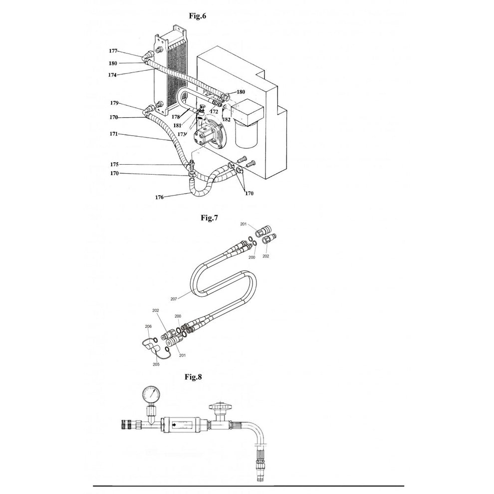 LP 11-30 E, LP 11-40 E FIG (6)(7)&(8)