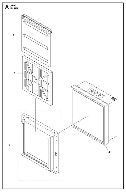 Filter Parts For A600 By Husqvarna