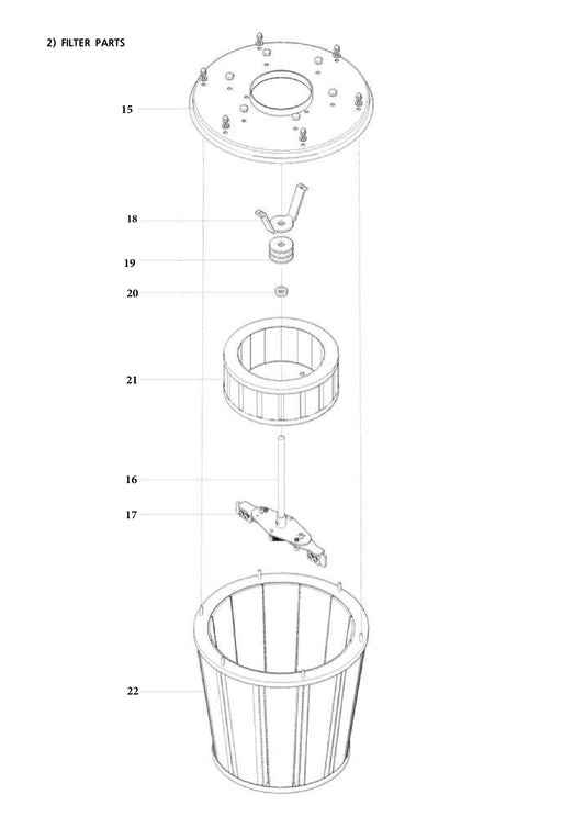 CV258C Filter Parts
