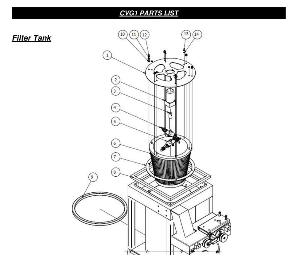 CVG1 Filter Tank