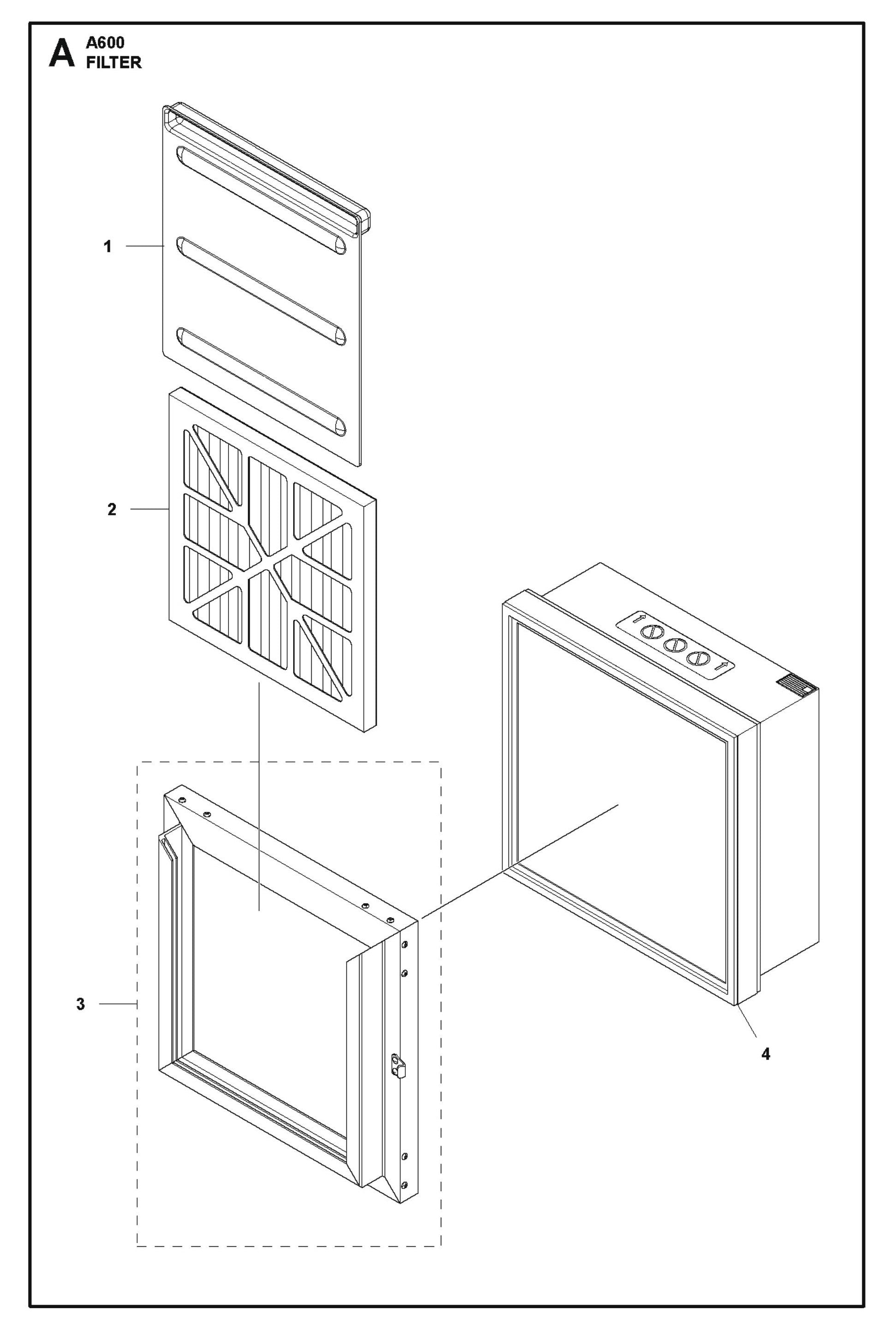 Filter Parts For A1000 By Husqvarna