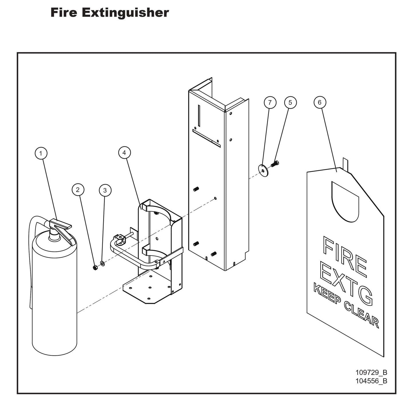 Fire Extinguisher Parts By Allmand