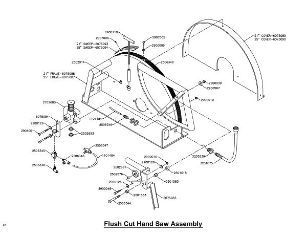 Flush Cut Hand Saw Assembly