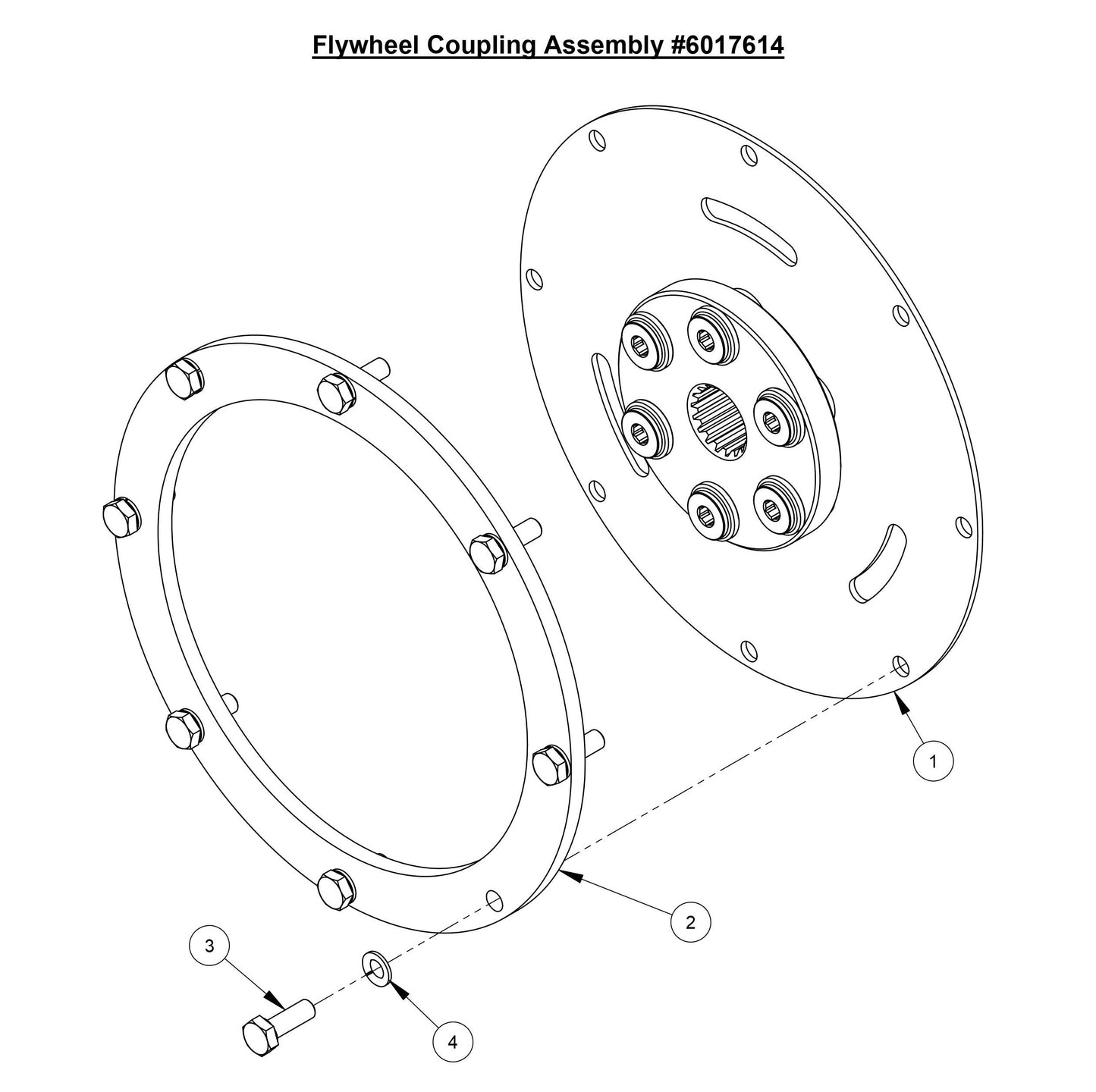 CC7574DD Flywheel Coupling Assembly