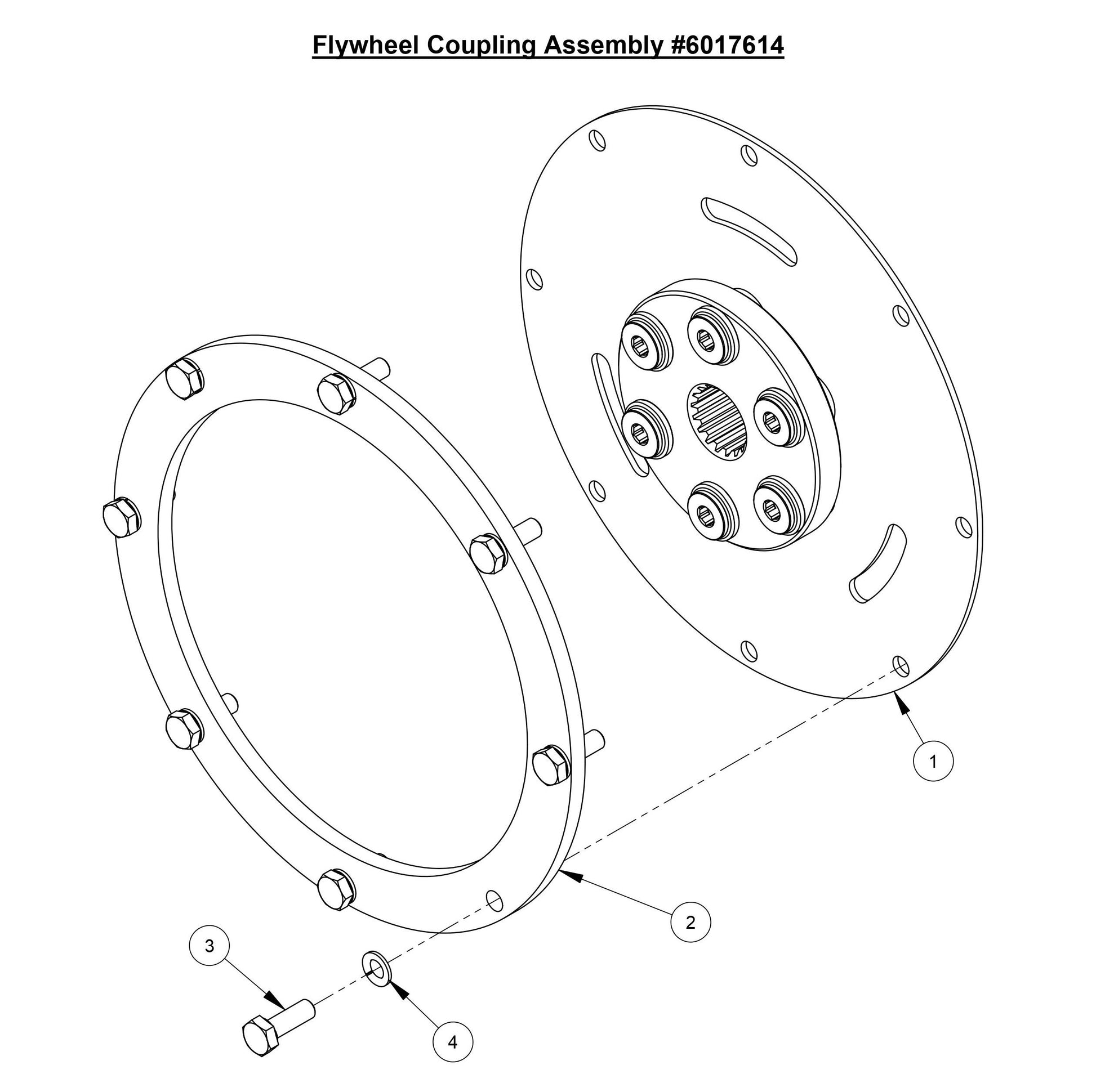 CC7574DD Flywheel Coupling Assembly