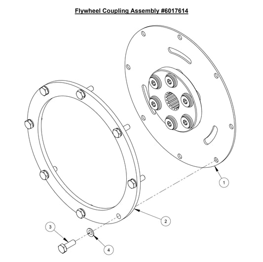 CC7574DD Flywheel Coupling Assembly