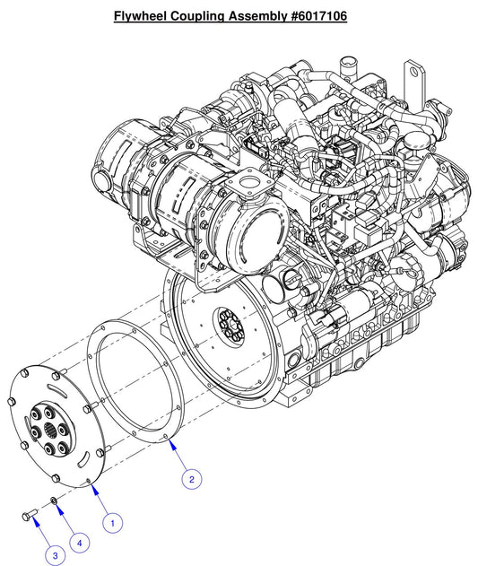 CC7574DK Flywheel Coupling Assembly 