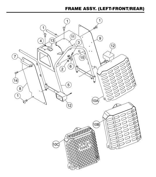 STX55J6-Y6 Frame Assembly (Left-Front/Rear)