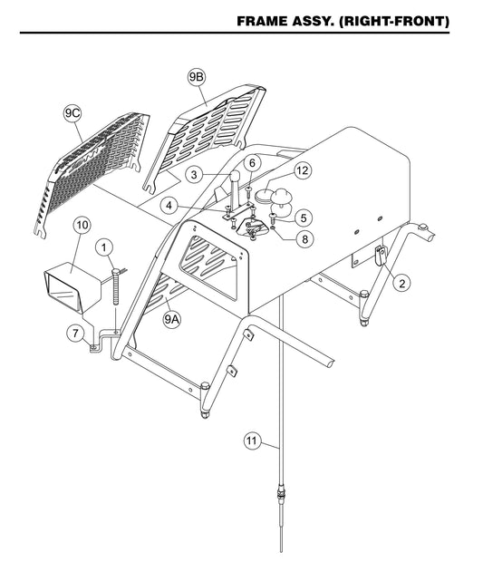 STX55J6-Y6 Frame Assembly (Right-Front)