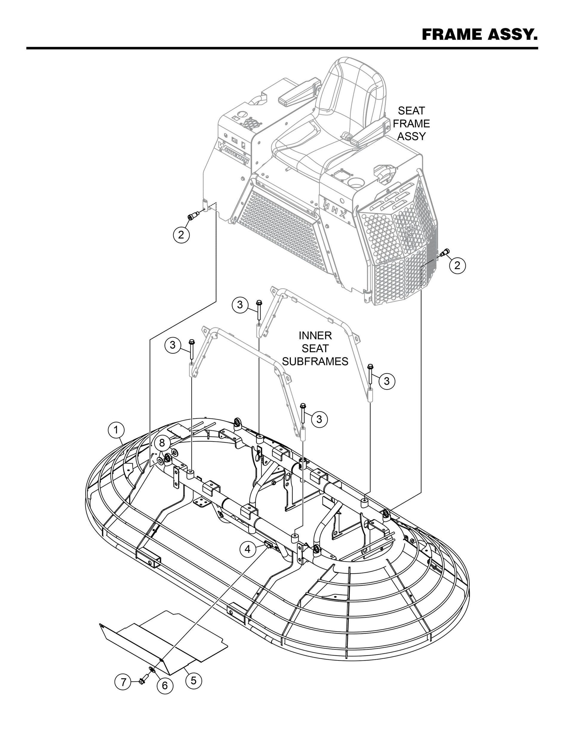 HHXDF4 HHXDF5 Frame Assembly