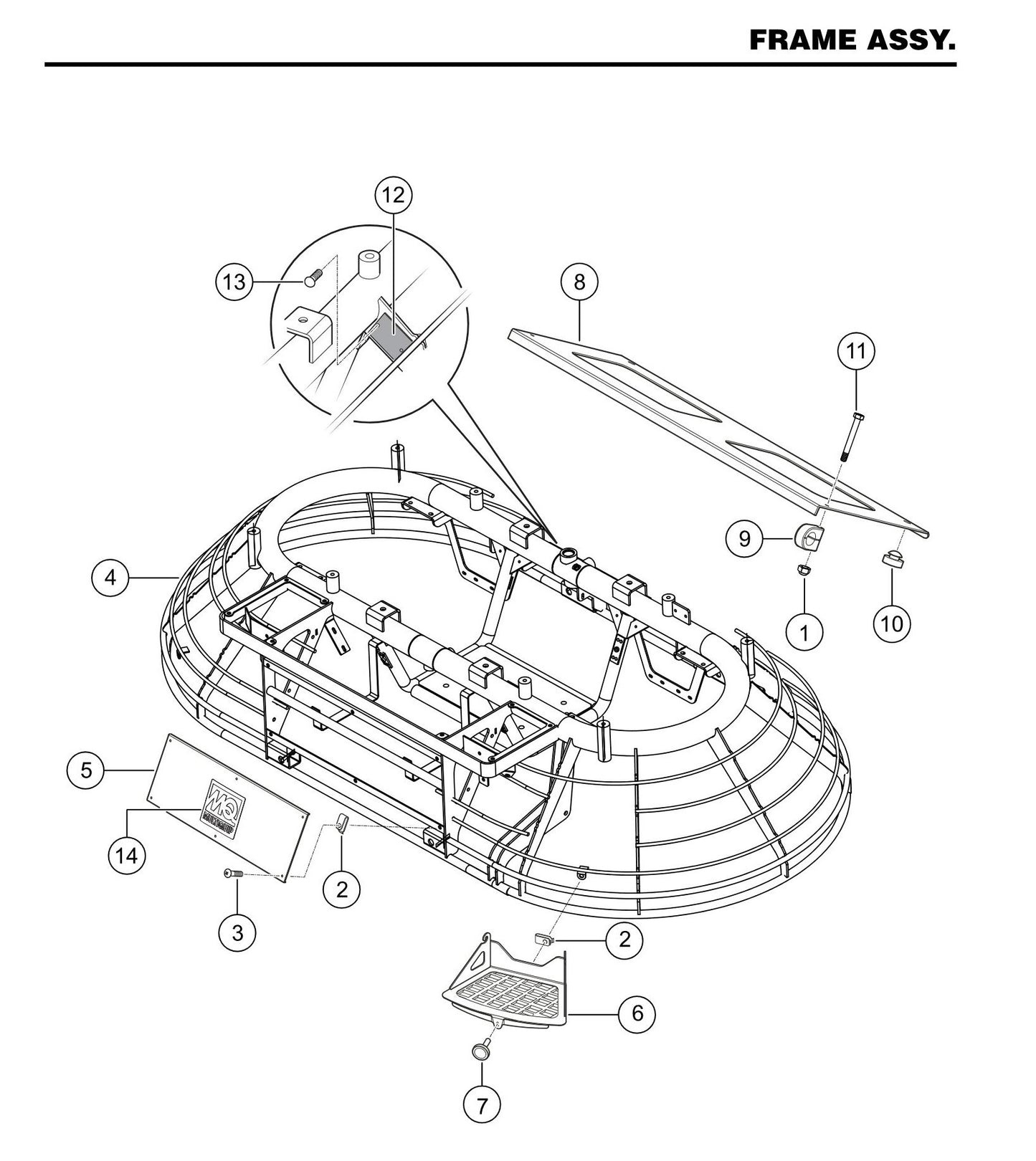 HTXD6I Frame Assembly
