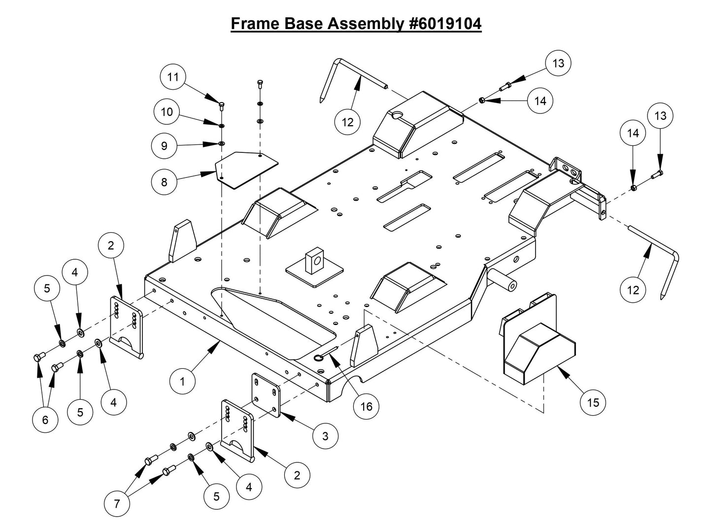 CC6566-3 Frame Base Assembly
