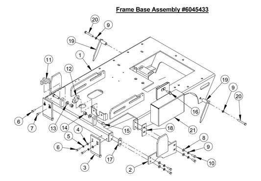 CC4144DXL Frame Base Assembly